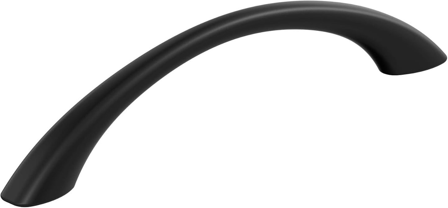 Amerock Vaile 5-1/16 inch Matte Black Cabinet Pulls - 10 Pack