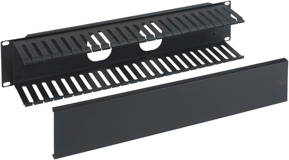 ICC 2U Finger Duct Cable Manager Panel for Efficient Cable Management