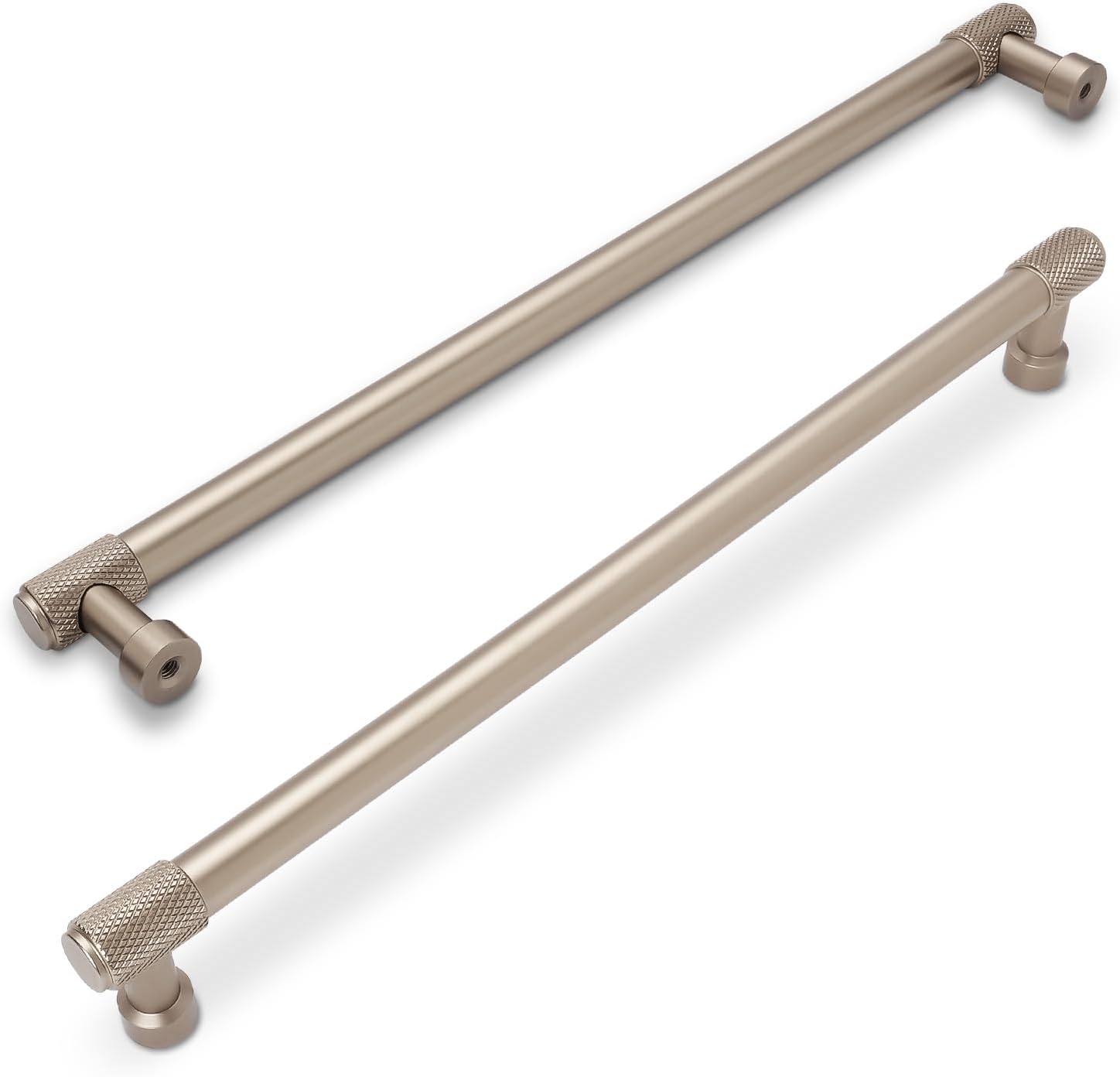 Champagne Bronze Kitchen Cabinet Handles - 6 Pack of 12-3/5 in Pulls