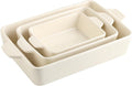 Sweejar Ceramic Bakeware Set Rectangular Baking Dish - Versatile Oven