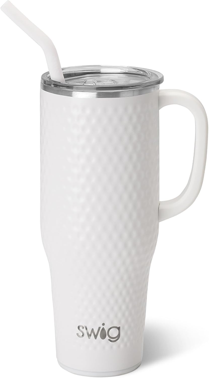 Swig Life 40oz Mega Mug: Insulated Tumbler with Handle & Straw
