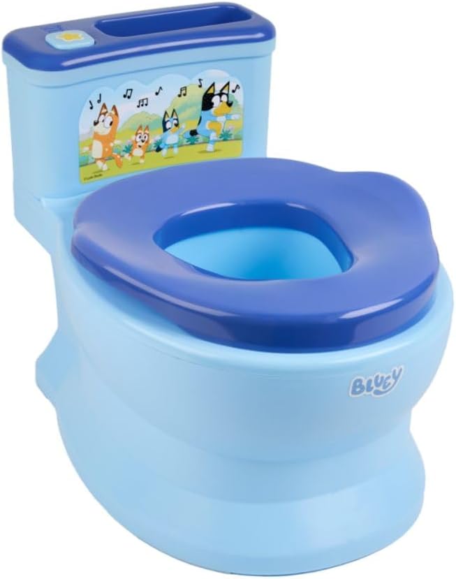 Bluey Playtime Floor Potty Trainer with Fun Sounds & Safety