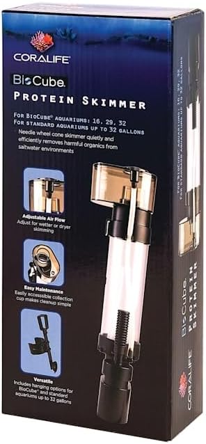 Coralife Biocube Protein Skimmer for Effective Saltwater Filtration