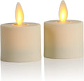 Flameless LED Tea Light Candle Pack of 2 - Realistic Moving Flame