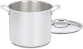 Cuisinart 12-Quart Stockpot w Lid - Even Heating for Soups