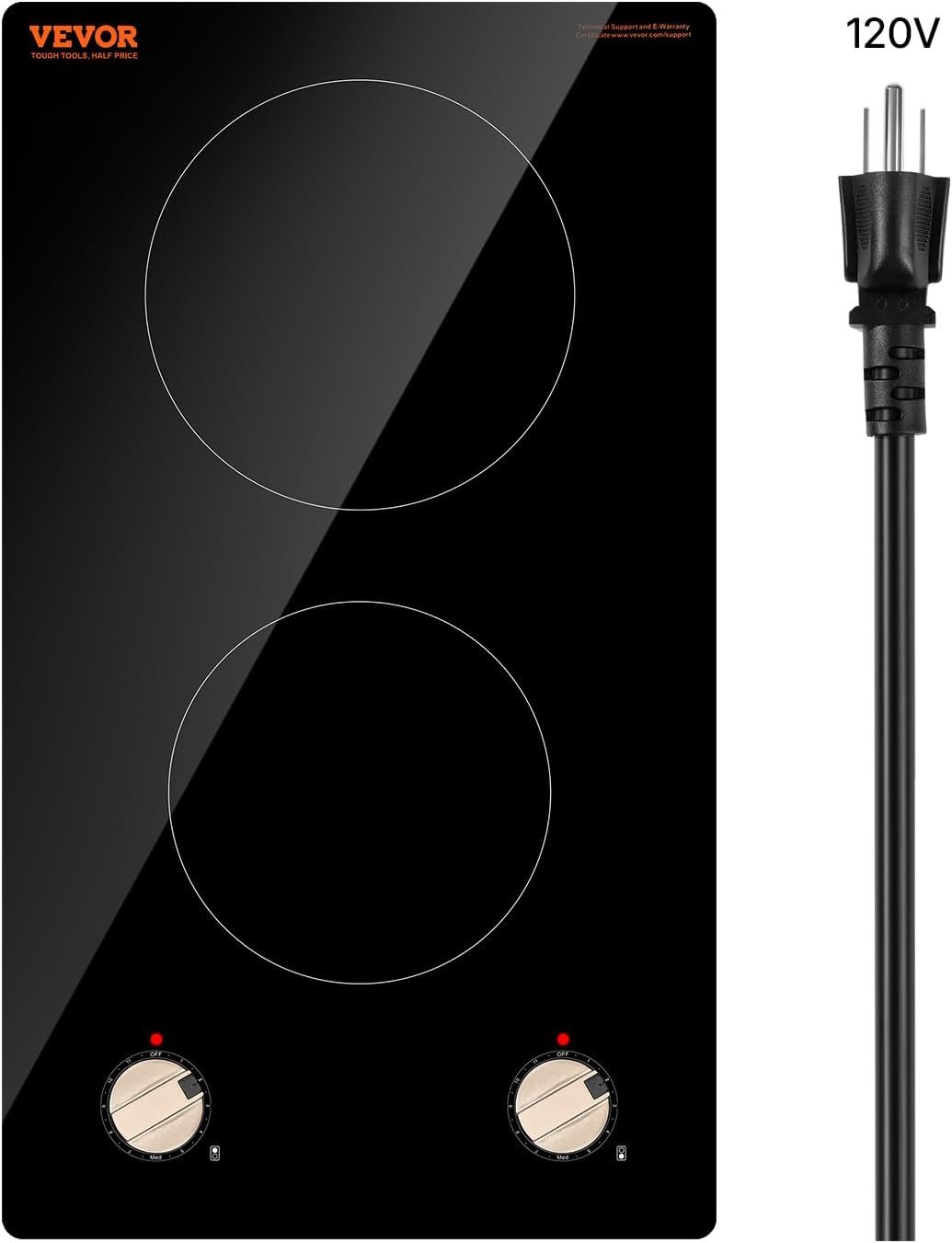 VEVOR Induction Cooktop 1800W Electric Countertop Burner Review
