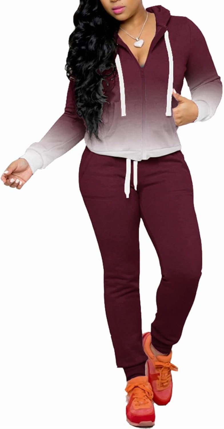 CLOCOR Track Suits for Women Set - Casual 2 Piece Outfits