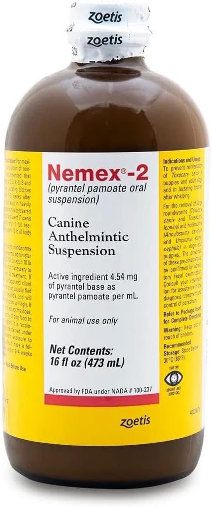 Pfizer Nemex 2-16 oz: Effective Dewormer for Dogs and Puppies