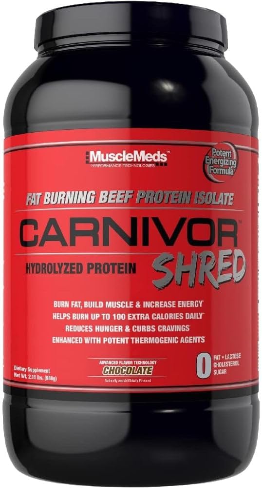 MuscleMeds Carnivor Shred: Premium Fat Burning Beef Protein