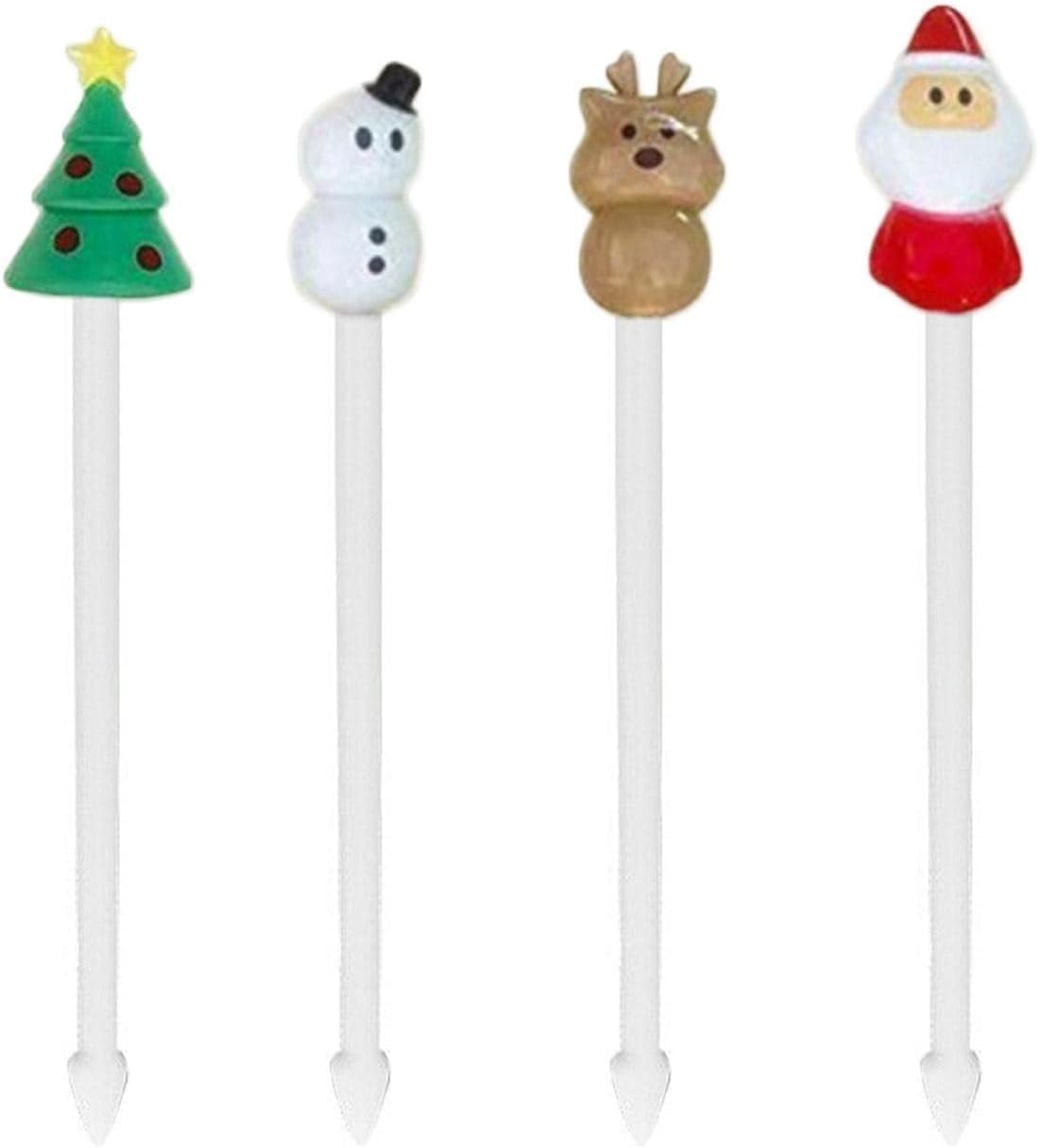 Colorful Christmas Fruit Picks - Fun & Reusable!