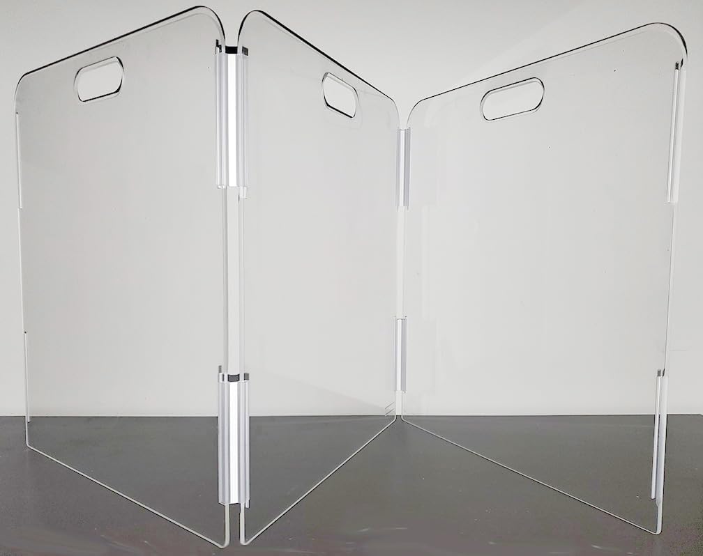 Pet Barrier 3-Panel Free-Standing Gate for Indoor Spaces