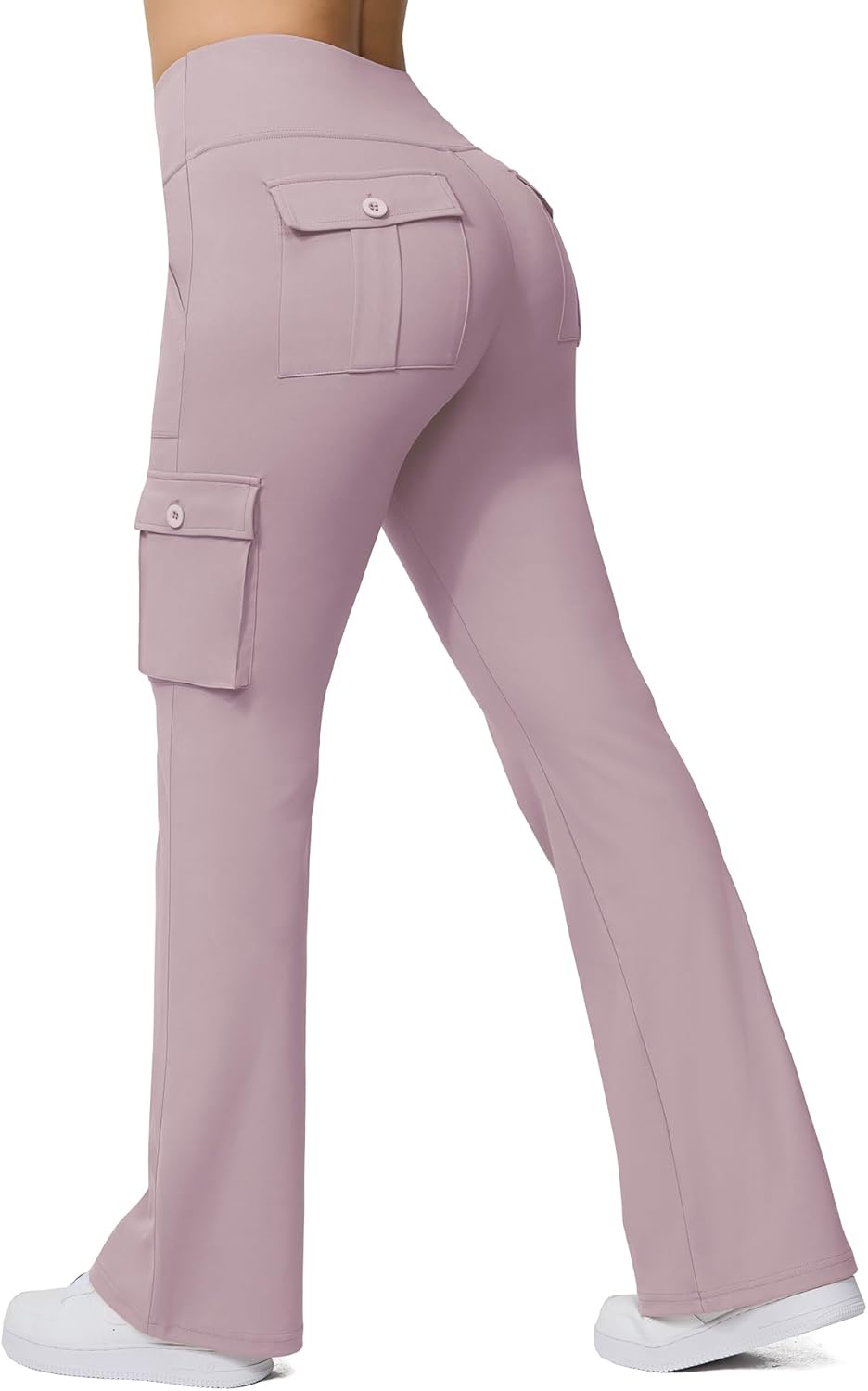 Yoga Flare Leggings for Women High Waisted Cargo Pants