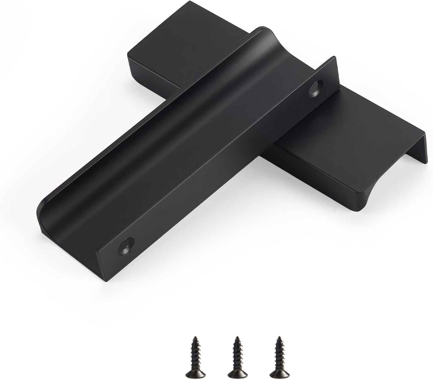 Finger Pull for Cabinets Kitchen Drawer Knobs Easy Installation