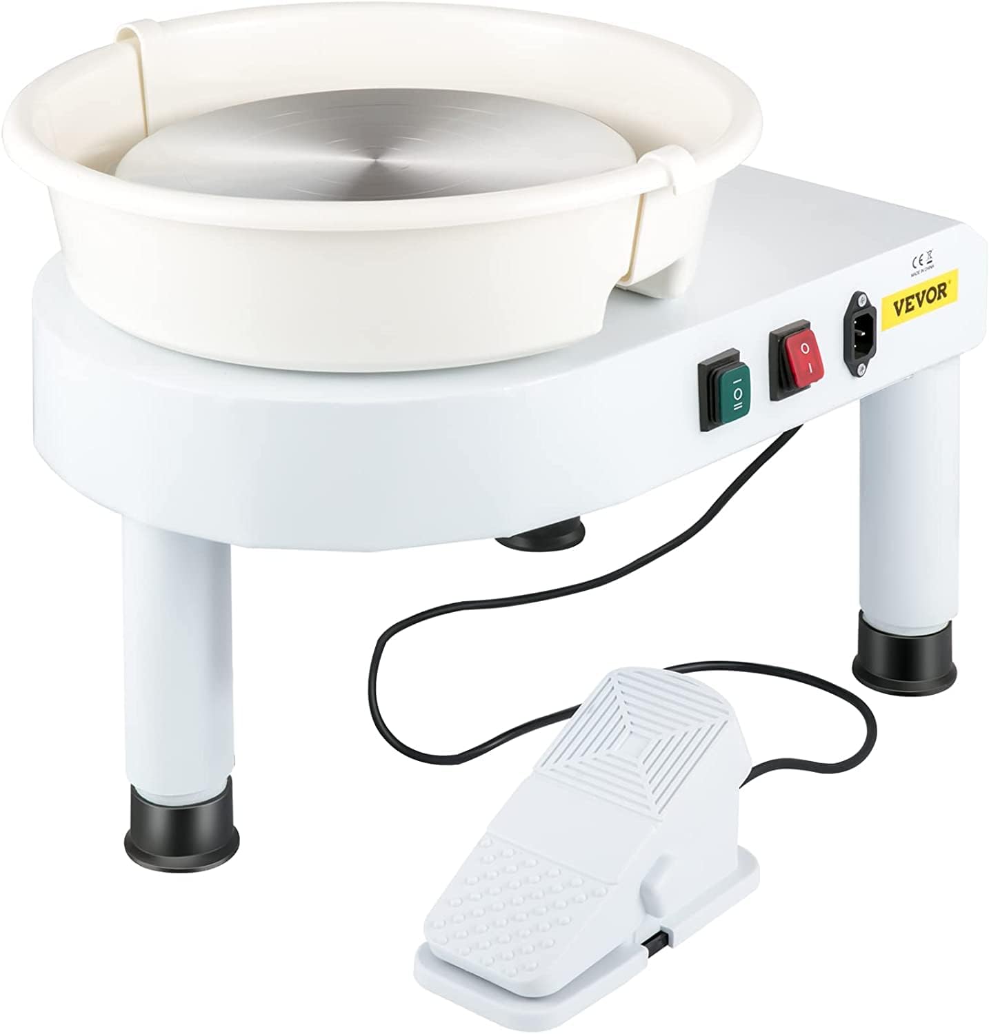 VEVOR 14in Large Electric Pottery Wheel for Beginners and Adults