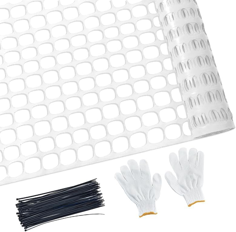 PotatoLife Plastic Mesh Fence for Versatile Outdoor Use