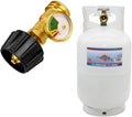 Flame King 10LB Steel Propane Tank with OPD Valve - Portable