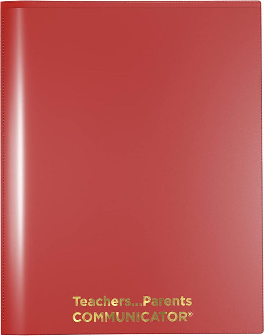 Nicky's Folder English Communicator with 2 Pockets, 24 Pack Red