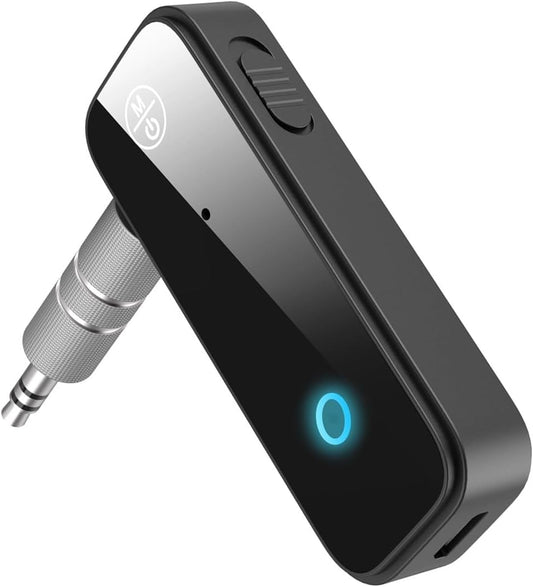 Wireless Car Bluetooth Adapter with 3.5mm Aux Port