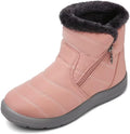 Cheval Winter Snow Zip Up Boots for Women - Warm Fur Lined Ankle Boots