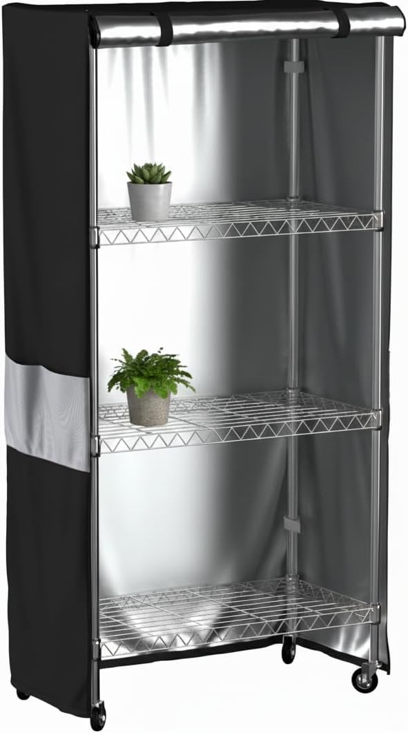 Wire Shelf Cover for 30in W x 14in D x 60in H Units - Heavy Duty