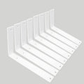 Shelf Brackets 10 Inch L Brackets 8PCS Heavy Duty - Strong Support