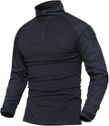 Men's Tactical 1/4 Zip Long Sleeve Shirt - Lightweight Comfort