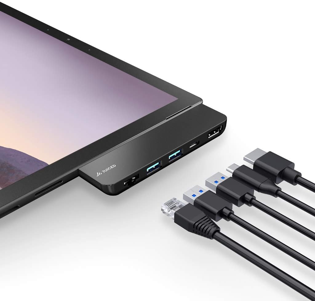 Juiced Systems ZipHUB PRO Multiport Adapter for Surface Pro 7