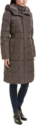 Long Quilted Puffer Coat for Women - Stylish and Warm