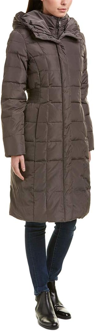 Long Quilted Puffer Coat for Women - Stylish and Warm