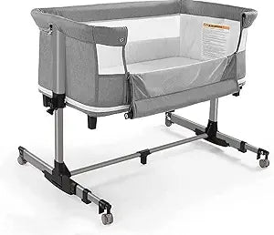 Nordmiex Baby Crib 3 in 1 Bassinet for Newborns and Infants