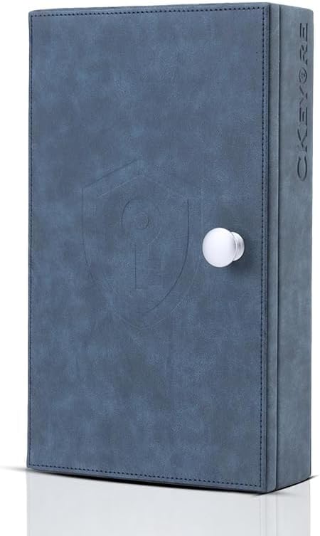 CKEYURE Premium XL PU Leather Faraday Box for Car Keys