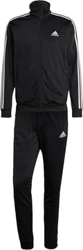 adidas mens Basic 3-Stripes Tricot Track Suit for Men - Timeless Fit