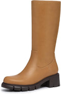 Girls Knee High Boots Lug Sole Riding Boots for Kids - Stylish Comfort