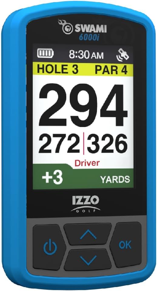 Izzo Swami 6000 Golf GPS - 38,000 Courses & Scorekeeper