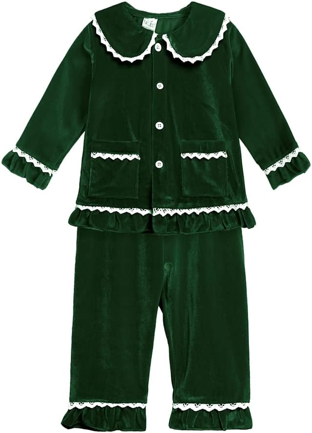 Kids Tales Velvet Pajama Sets for Christmas - Cozy Loungewear