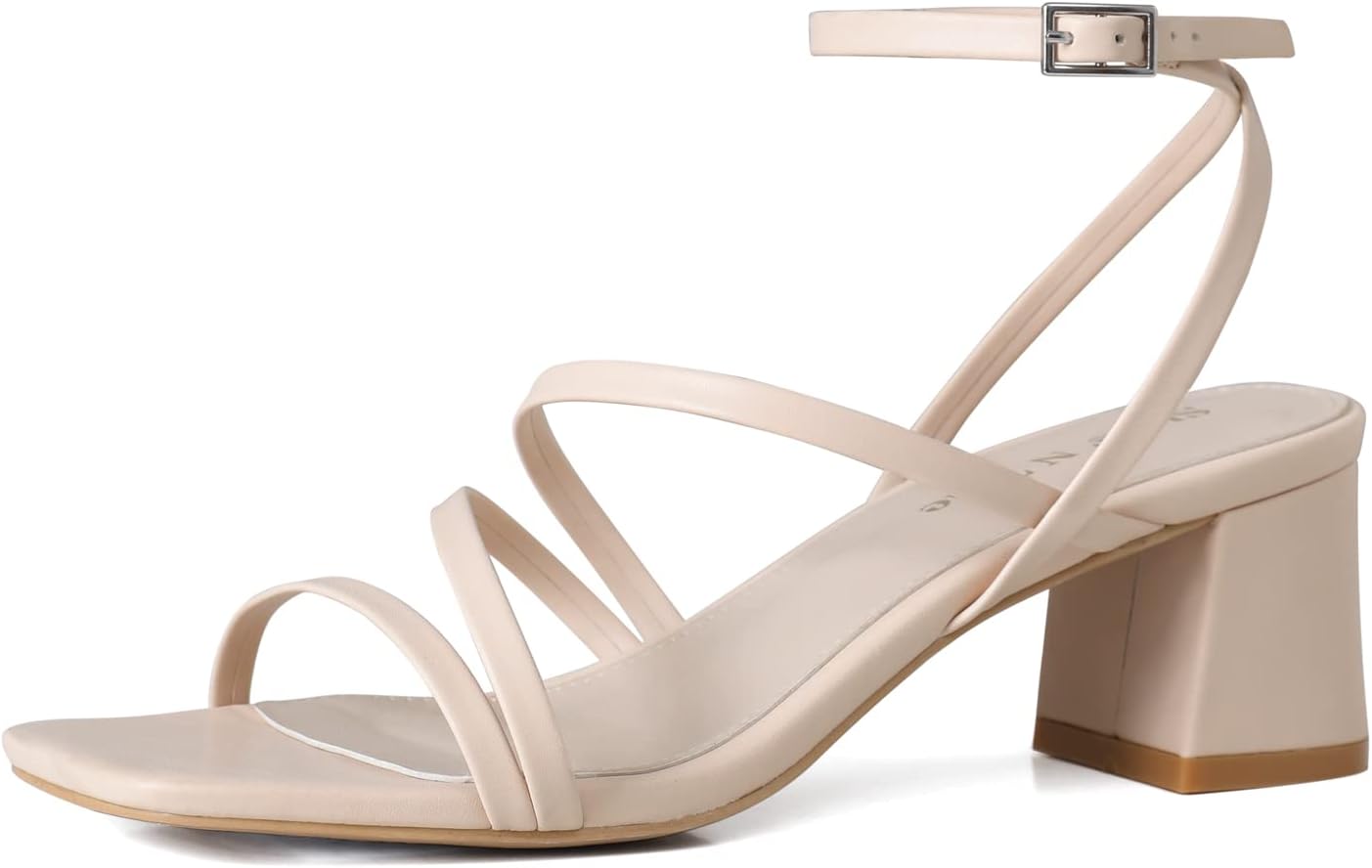 Shoe'N Tale Strappy Heels for Women with Chunky Block Heel