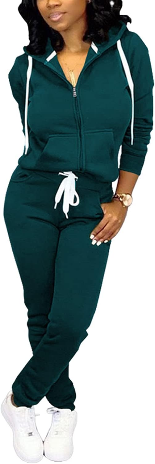 Nimsruc Jogging Suits for Women - Stylish 2 Piece Casual Set