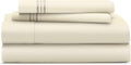 Everyday 1500 Series Queen Bed Sheet Set - Ultra Soft Ivory
