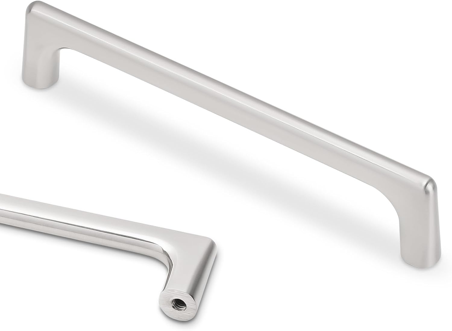 10 Pack 5 Inch Cabinet Pulls in Brushed Satin Nickel Finish