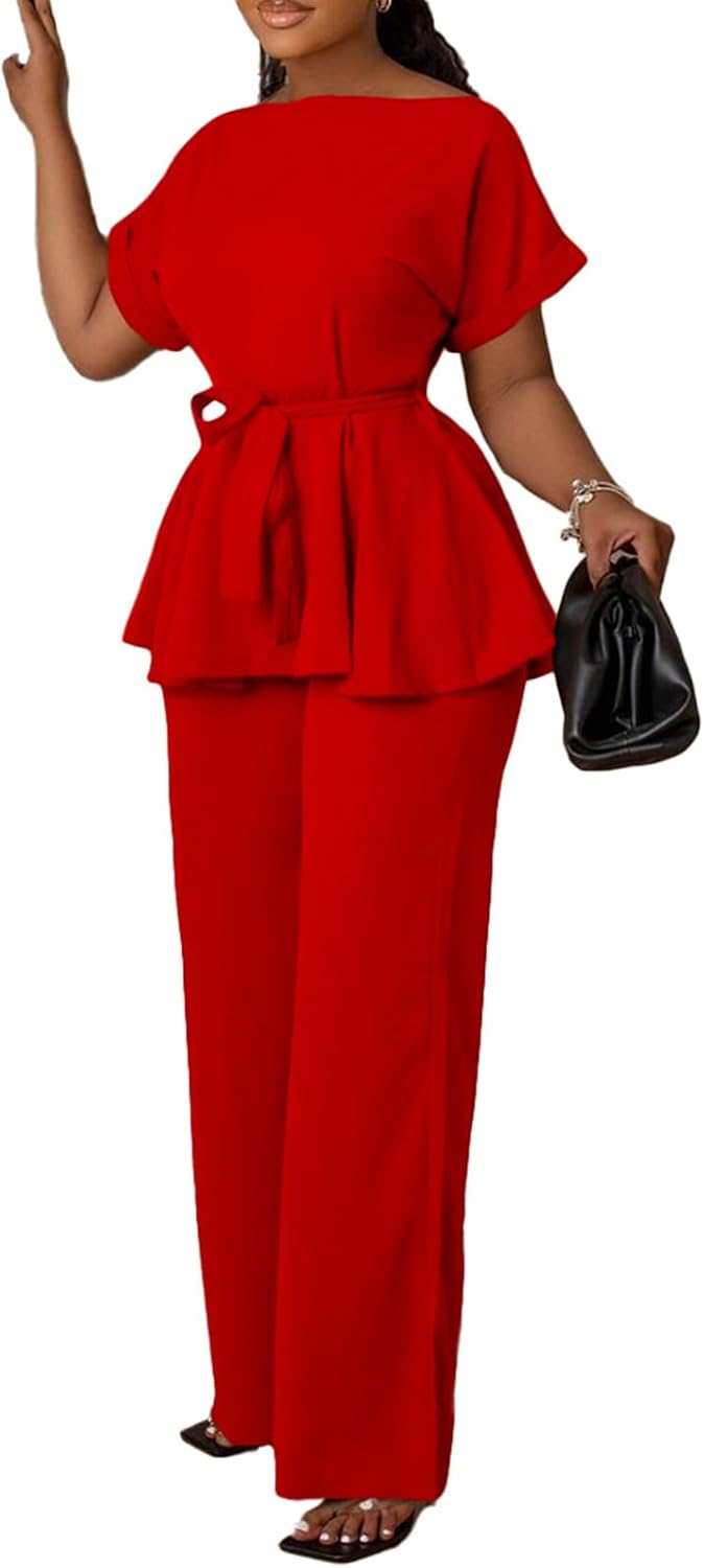 Women's 2 Piece Outfits Suit Set for Business and Casual Wear