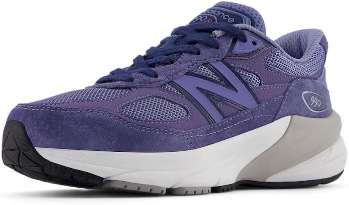 New Balance Kids' 990 V6 Lace-up Sneaker for Active Play