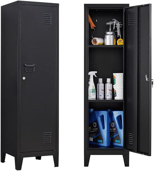 Metal Cabinet for Home Office Storage with Locking Door