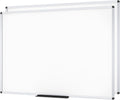 VIZ-PRO Large Magnetic Dry Erase White Board 96 x 48 in - Pack of 2