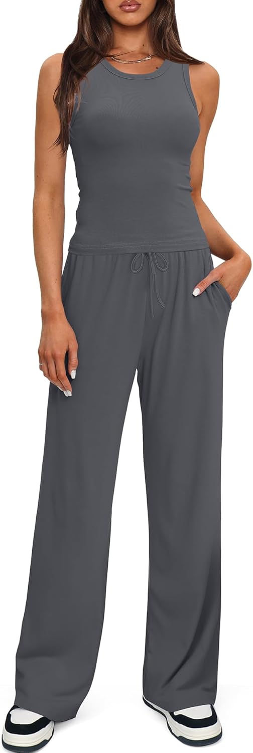 Darong Women's 2 Piece Outfits Lounge Sets for Comfort and Style