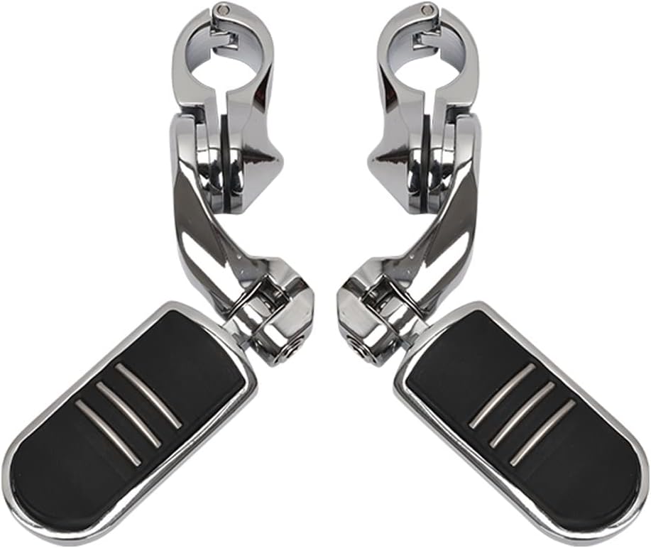 Motorcycle Highway Pegs Crash Bar Adjustable Foot Pegs for Comfort