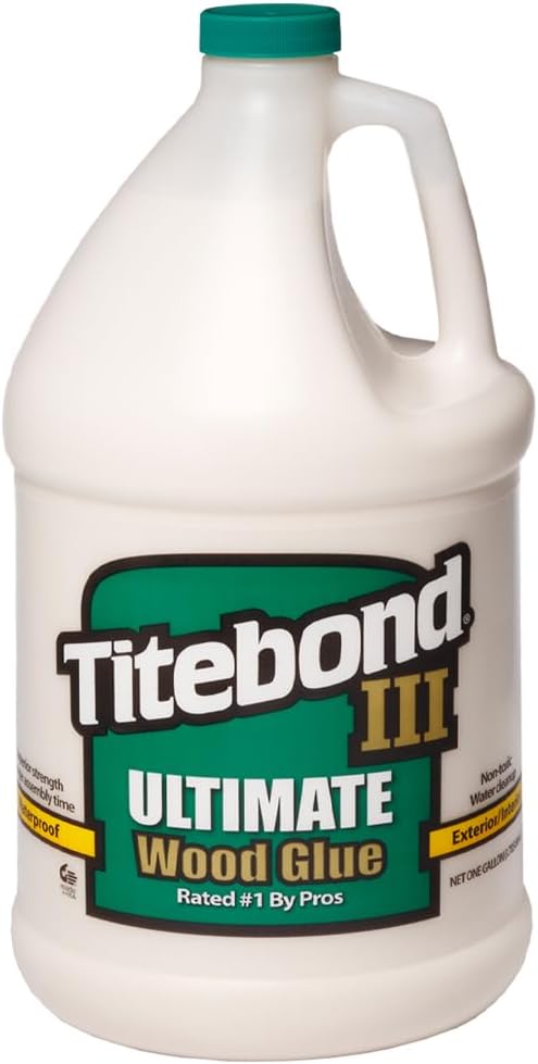 Titebond III Ultimate Wood Glue for Strong, Waterproof Bonds