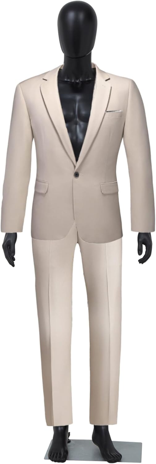 Kinsuite Male Mannequin Full Body - Adjustable Dress Model Stand