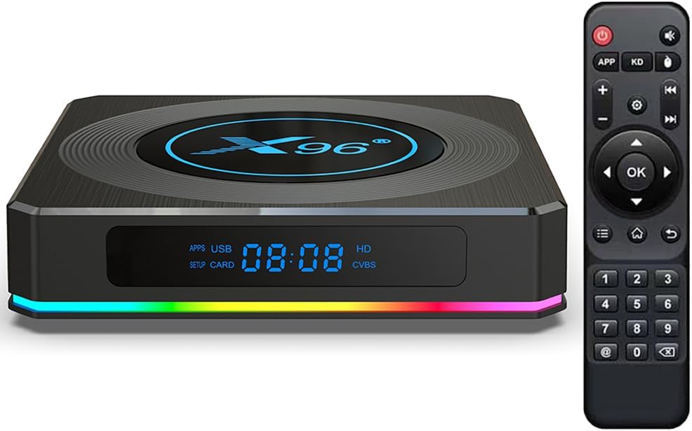 Fast Streaming with Colorful Lighting - VTNIU TV Box