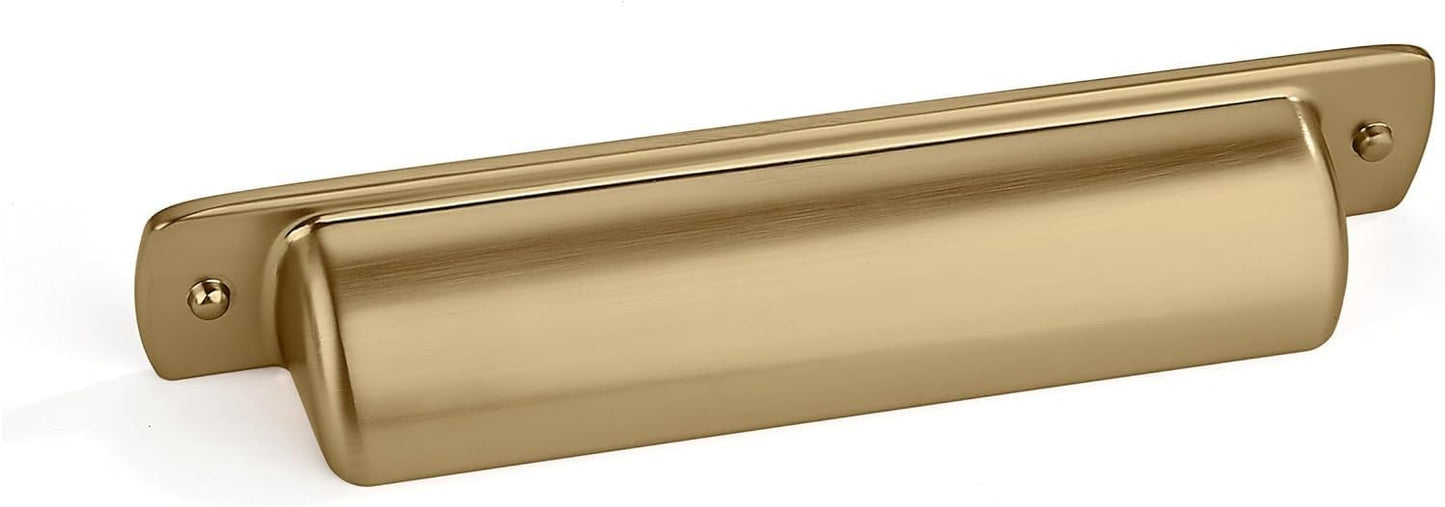 Khtumeware 10 Pack 4in Gold Drawer Pulls for Cabinets