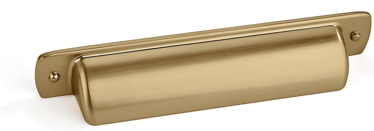 Khtumeware 10 Pack 4in Gold Drawer Pulls for Cabinets